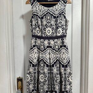 "Ottoman Tile" pattern A-line dress